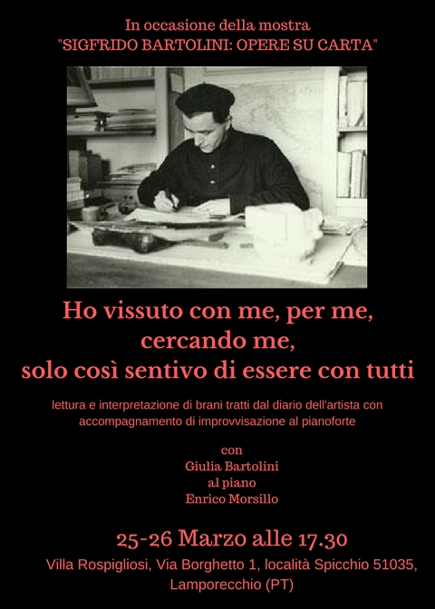 Ho vissuto con me, per me, cercando me  solo così sentivo di essere con tutti